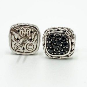 John Hardy - Classic Chain Stud Earring with Black